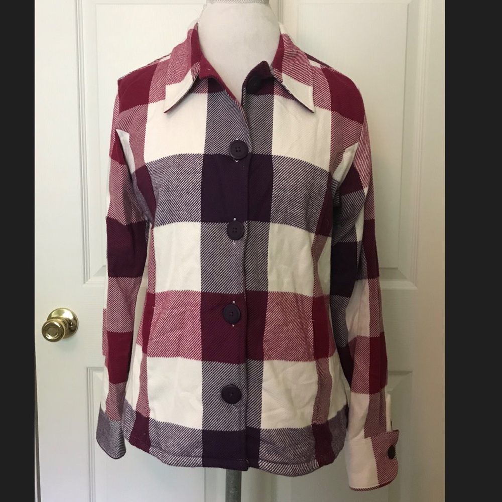 BNWT Cabelas Plaid Flannel Jacket